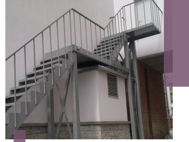 Монтаж пожарных лестниц под ключ в Казани с гарантией качества