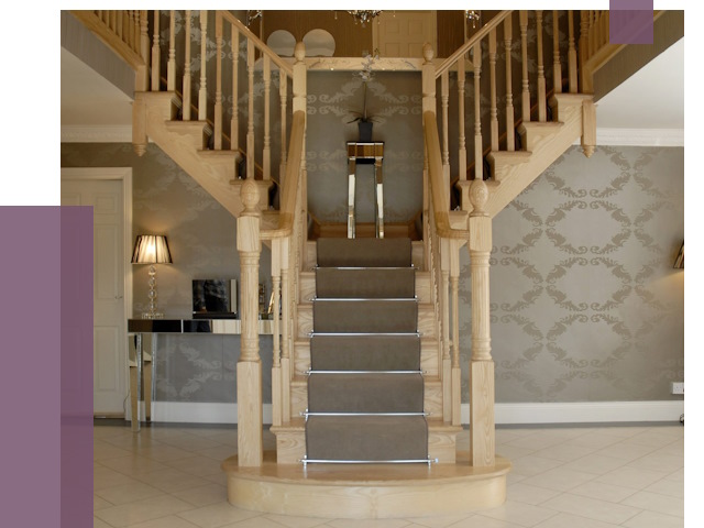 Монтаж деревянных лестниц в Казани от 7910 руб. 