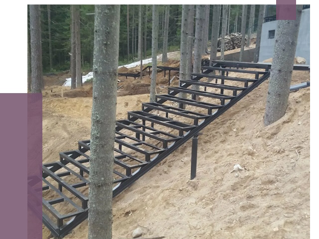 Монтаж металлических лестниц в Казани от 14068 руб. 