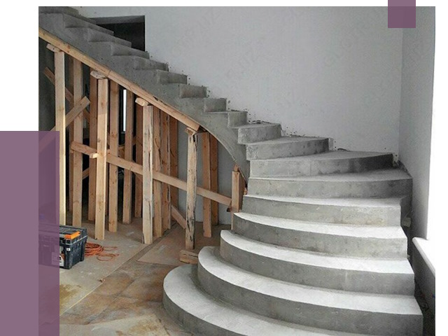 Изготовление бетонных лестниц под ключ в Казани от 20703 руб. | ПРОЛЁТ-Кзн