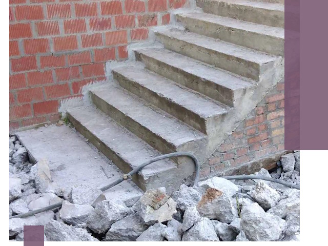 Демонтаж бетонных лестниц в Казани: быстро и безопасно