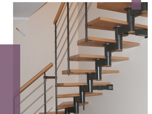 Изготовление модульных лестниц в Казани от 11944 руб. 