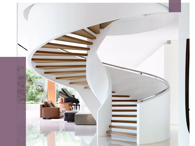 Винтовые лестницы в Казани под ключ от 50431 руб. | ПРОЛЁТ-Кзн