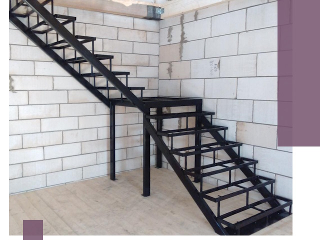 Лестницы на металлокаркасе под ключ в Казани — изготовление и монтаж