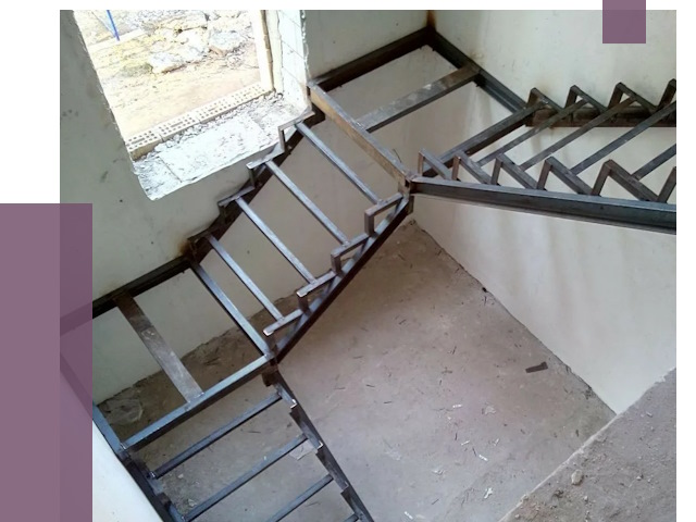 Монтаж лестниц на металлокаркасе в Казани от 13271 руб. — ПРОЛЁТ-Кзн