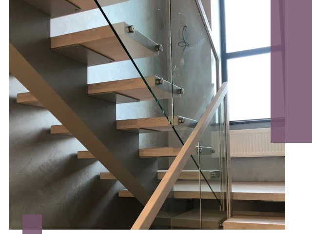 Изготовление лестниц на монокосоуре в Казани с монтажом и гарантией