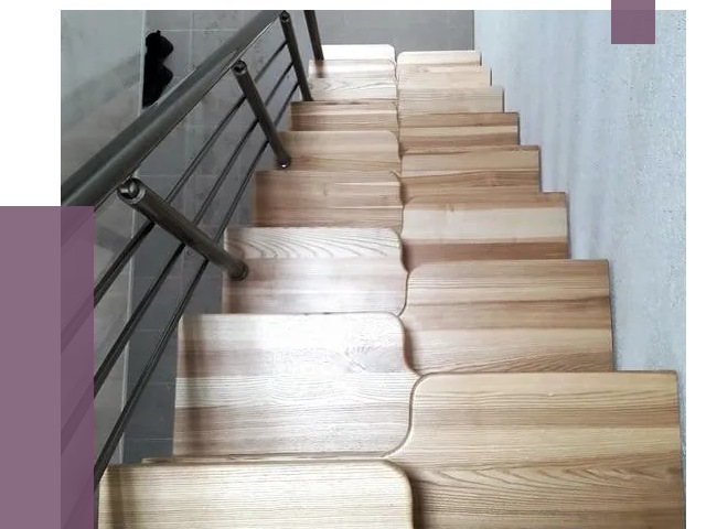 Лестницы гусиный шаг в Казани от 13537 руб. под ключ | ПРОЛЁТ-Кзн