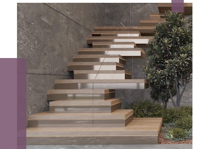 Современные лестницы в Казани от 14333 руб. | ПРОЛЁТ-Кзн