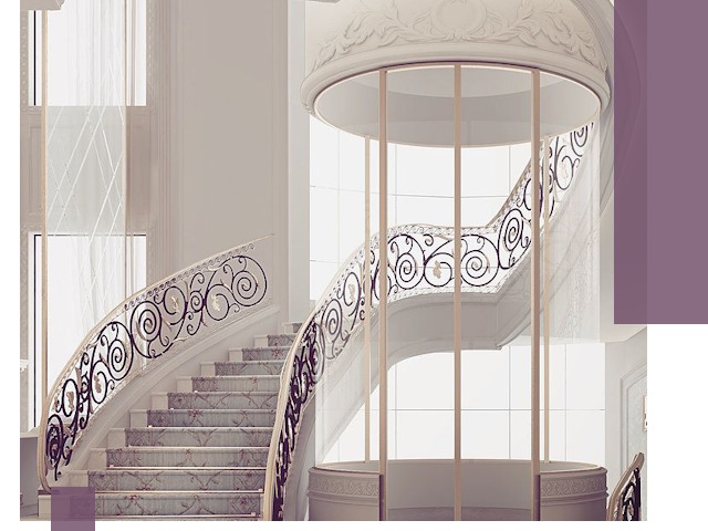 Элитные лестницы на заказ высокого класса в Казани