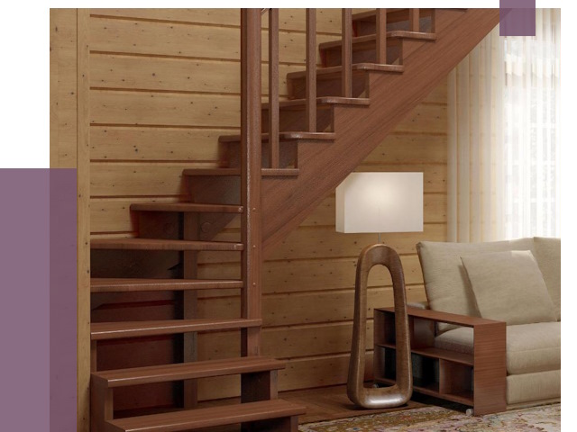 Лестницы эконом класса в Казани от 18951 руб. бюджетные решения