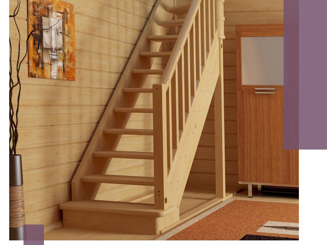 Лестницы эконом класса под ключ в Казани — недорого и быстро