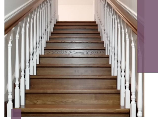 Лестницы из ясеня на заказ в Казани — изготовление и монтаж