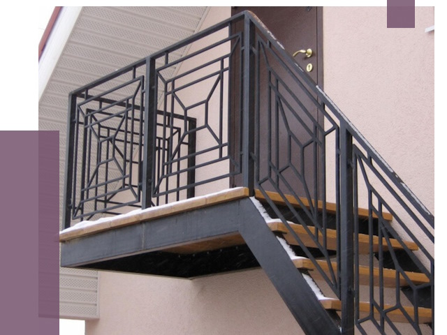 Металлические перила в Казани от 4459 руб.  | ПРОЛЁТ-Кзн