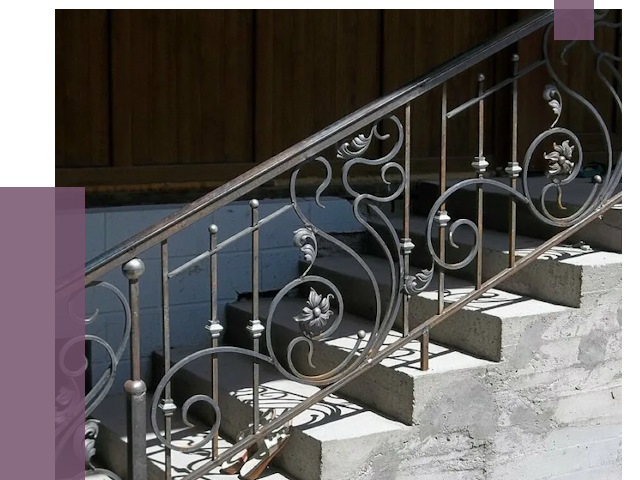 Кованые перила в Казани от 9024 руб. под ключ — качество от ПРОЛЁТ-Кзн