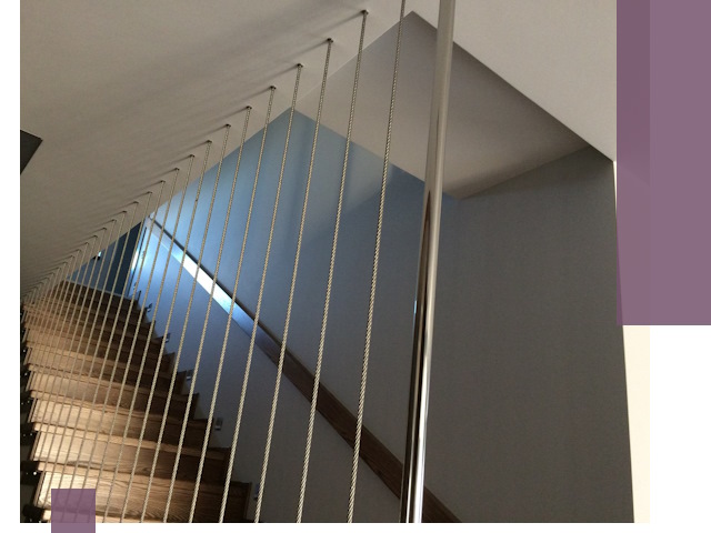 Тросовые перила под ключ в Казани — производство и монтаж