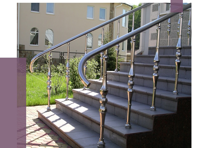 Перила для крыльца в Казани от 11148 руб. — монтаж ПРОЛЁТ-Кзн