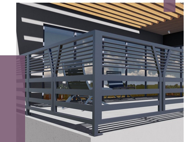 Изготовление балконных ограждений в Казани от 11148 руб. | ПРОЛЁТ-Кзн