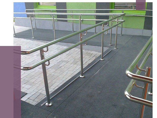 Ограждения пандусов в Казани от 4512 руб. монтаж | ПРОЛЁТ-Кзн