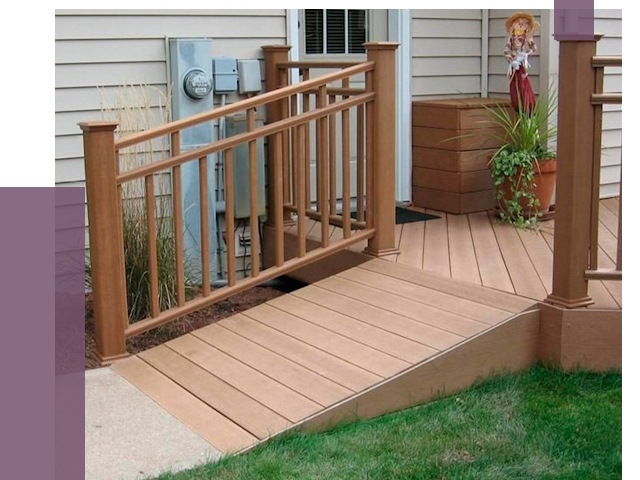 Пандус на крыльцо в Казани под ключ от 8069 руб. 