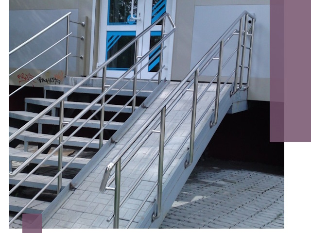 Пандус на крыльцо под ключ в Казани: монтаж и изготовление