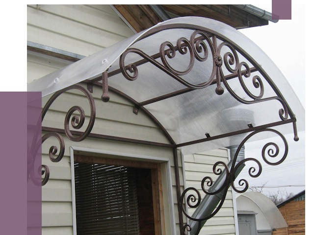 Изготовление козырьков в Казани от 7644 руб. — заказать | ПРОЛЁТ-Кзн