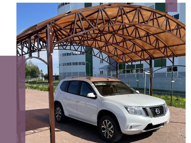 Недорогие навесы в Казани от 44591 руб.  | ПРОЛЁТ-Кзн