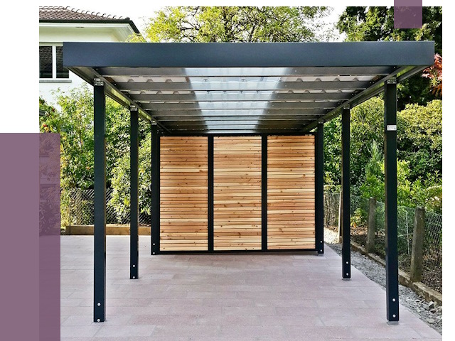 Отдельно стоящие навесы во дворе в Казани от 83343 руб. | ПРОЛЁТ-Кзн