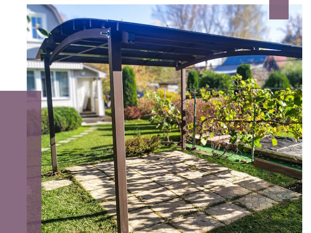 Навесы для дачи в Казани от 13218 руб. под ключ — ПРОЛЁТ-Кзн