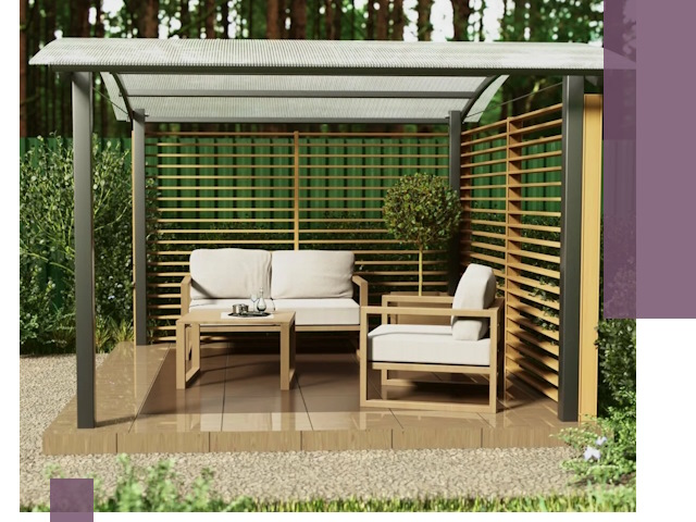 Навесы для дачи в Казани: изготовление, монтаж и демонтаж