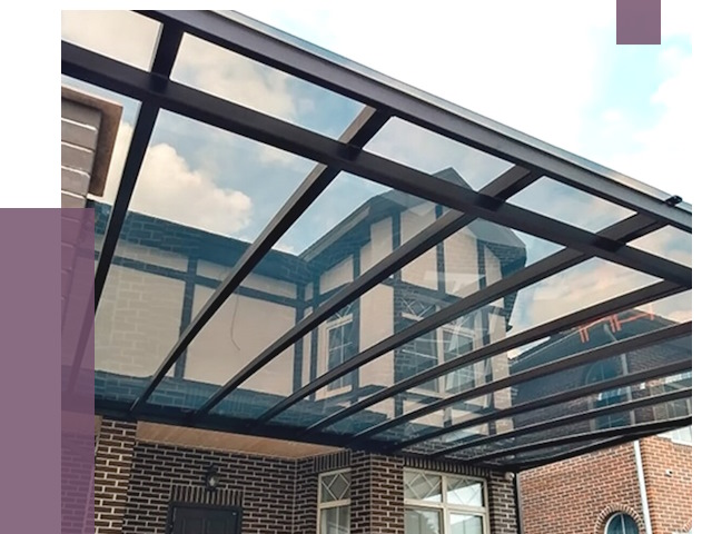 Навесы из поликарбоната в Казани от 8940 руб. под ключ — ПРОЛЁТ-Кзн