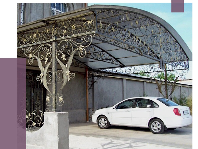 Кованые навесы в Казани от 15129 руб. | ПРОЛЁТ-Кзн