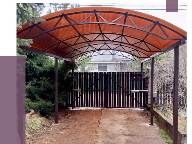 Арочные навесы в Казани от 13218 руб. — изготовление и монтаж | ПРОЛЁТ-Кзн