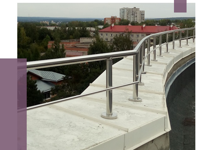 Парапеты и ограждения кровли в Казани от 5149 руб. 