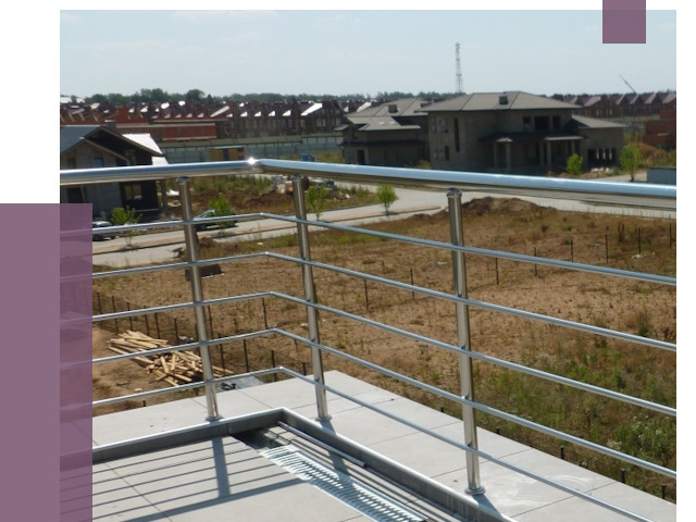 Парапеты из нержавеющей стали в Казани от 8281 руб. за м² | ПРОЛЁТ-Кзн