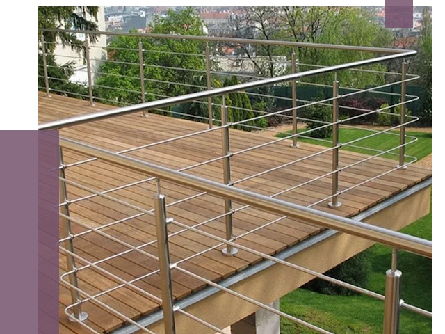 Алюминиевые парапеты в Казани под ключ от 8069 руб. 