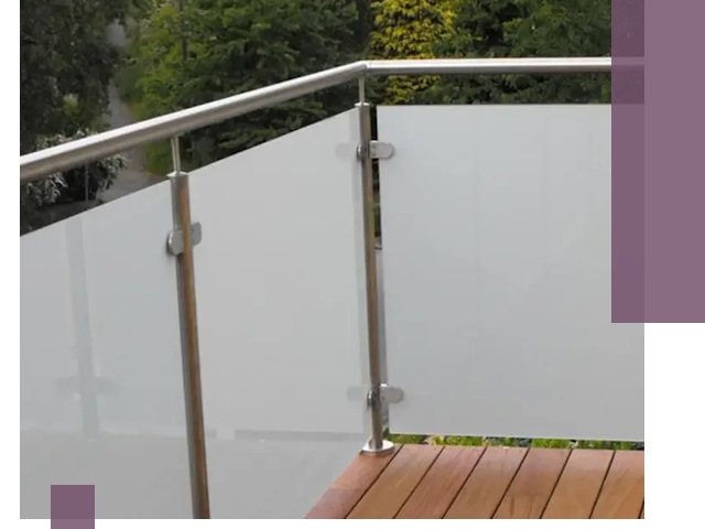 Алюминиевые парапеты для балконов и террас в Казани