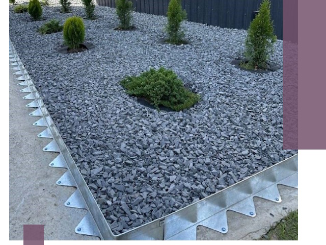 Оцинкованные металлические бордюры под заказ в Казани