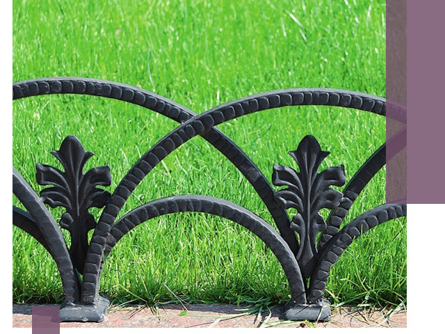 Декоративные металлические бордюры под ключ в Казани