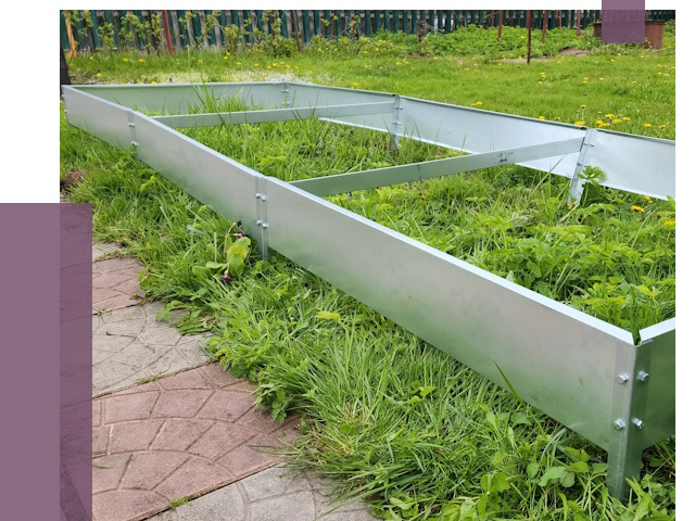 Металлические бордюры для грядок в Казани от 1858 руб. 