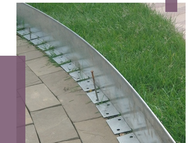 Металлические бордюры для тротуаров в Казани от 9024 руб.