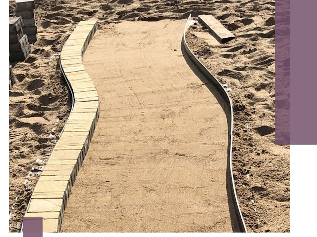 Металлические бордюры для тротуаров в Казани — прочные и долговечные