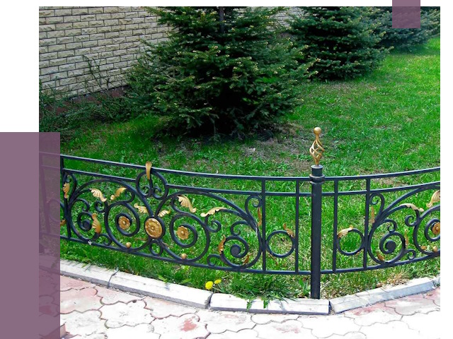 Кованые газонные ограждения в Казани от 7910 руб. — ПРОЛЁТ-Кзн