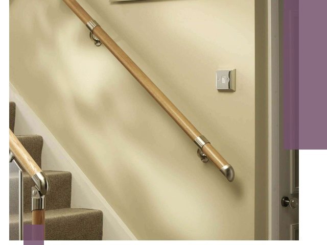 Монтаж пристенных поручней профессионально в Казани